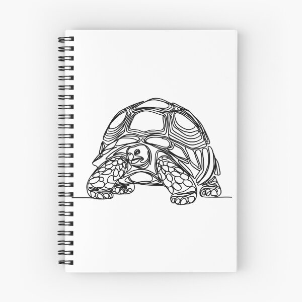 Item preview, Continuous line drawing of a Giant Aldabra Tortoise  designed and sold by DKBCreations.