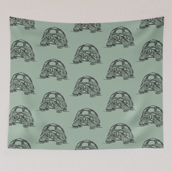Item preview, Continuous line drawing of a Giant Aldabra Tortoise  designed and sold by DKBCreations.