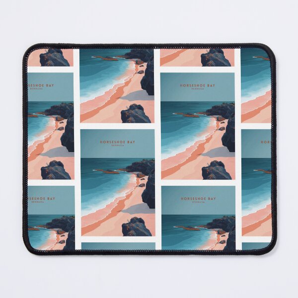 Item preview, Horseshoe Bay: Bermuda's Coastal Gem designed and sold by NeuralVibe.