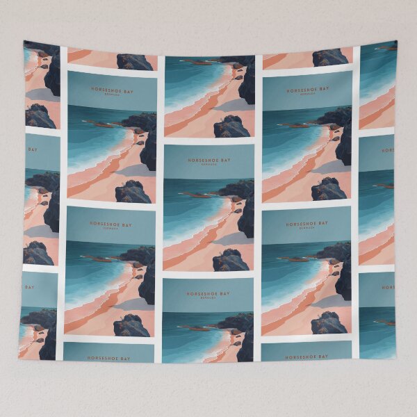 Item preview, Horseshoe Bay: Bermuda's Coastal Gem designed and sold by NeuralVibe.