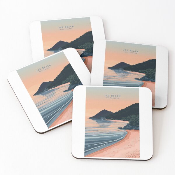 Item preview, Jaz Beach: Montenegro's Coastal Gem designed and sold by NeuralVibe.