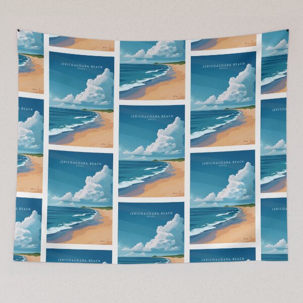 Item preview, Jericoacoara Beach: Where Sand Dunes Meet Serenity designed and sold by NeuralVibe.