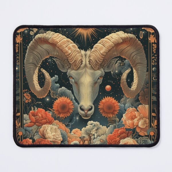 Item preview, Aries Embraced by Blossoms designed and sold by palmyst.