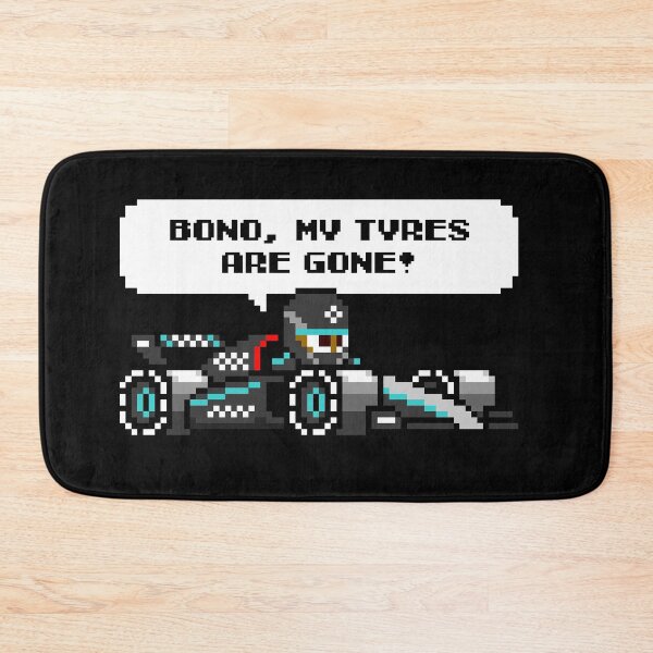 Item preview, Lewis Hamilton: Bono My Tyres Are Gone (F1 Team Radio) designed and sold by The Armorsmith.