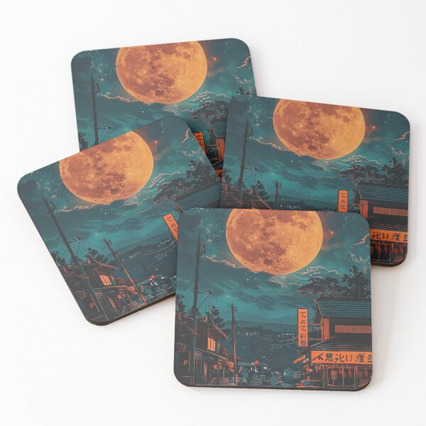 Item preview, Tsuki no Rakka (月の落下 - Falling Moon) designed and sold by MadeByHaresShop.