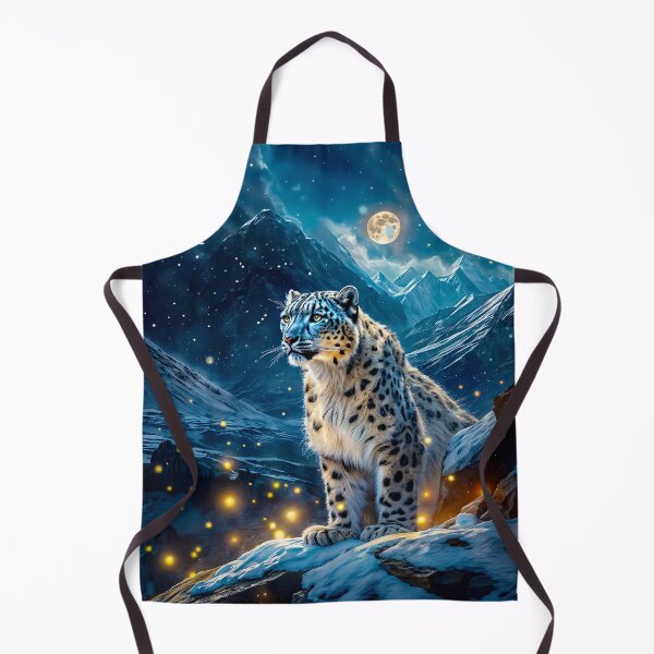 Item preview, A snowy leopard designed and sold by creativekrish.