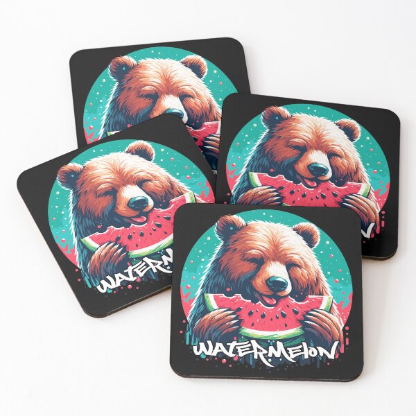 Item preview, Watermelon bear delicious gift designed and sold by Pineapple-Tree.