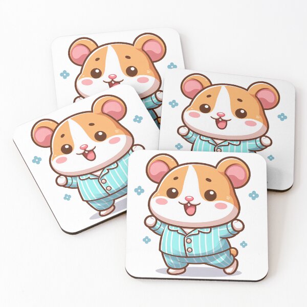 Aperçu de l'œuvre hamster de dessin animé en pyjama créée et vendue par MzulhilmiZam.
