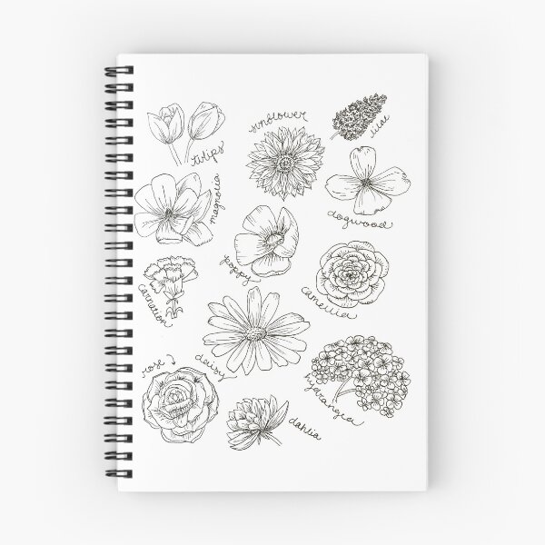 Item preview, Black And White Florals designed and sold by becca341.