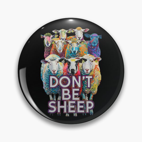 Item preview, Don't Be Sheep designed and sold by Psyberspace.
