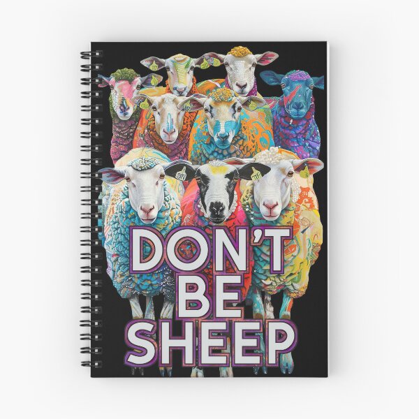 Item preview, Don't Be Sheep designed and sold by Psyberspace.