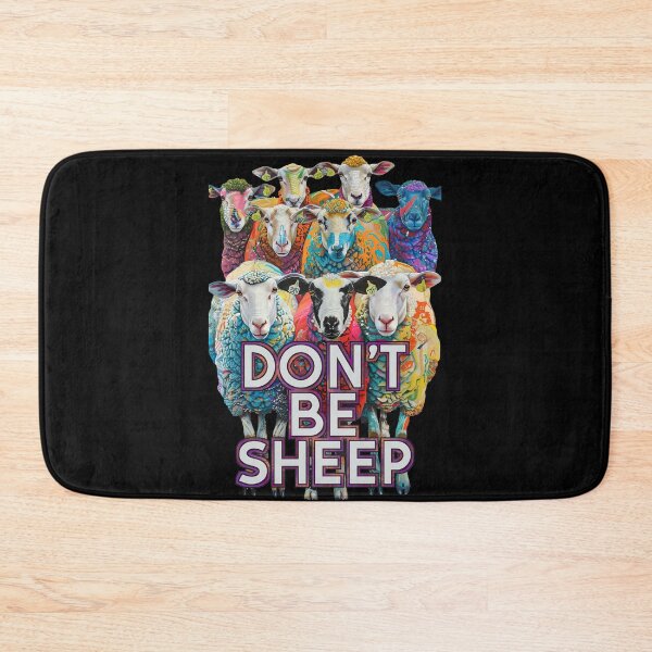 Item preview, Don't Be Sheep designed and sold by Psyberspace.