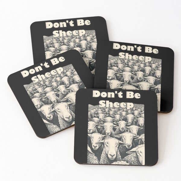 Item preview, Don't Be Sheep designed and sold by Psyberspace.