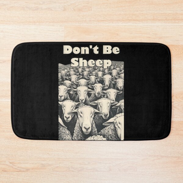 Item preview, Don't Be Sheep designed and sold by Psyberspace.