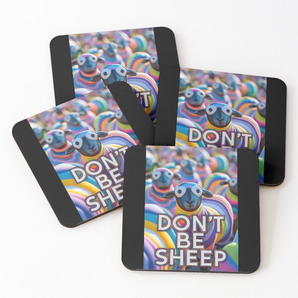 Item preview, Don't Be Sheep designed and sold by Psyberspace.