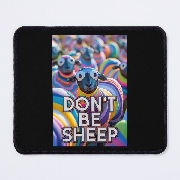 Item preview, Don't Be Sheep designed and sold by Psyberspace.
