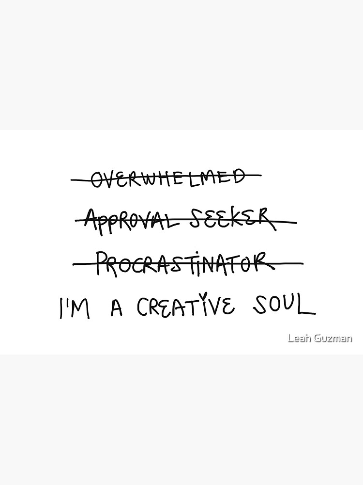 Thumbnail 3 of 3, Sticker, I'm a Creative Soul designed and sold by lovely84.