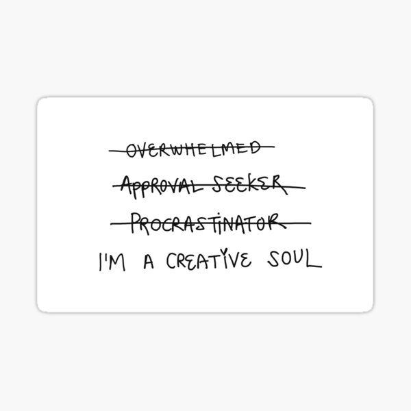 I'm a Creative Soul Sticker