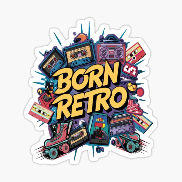 Item preview, Retro Collage All Things 80s & 90s Vintage designed and sold by tamdevo1.