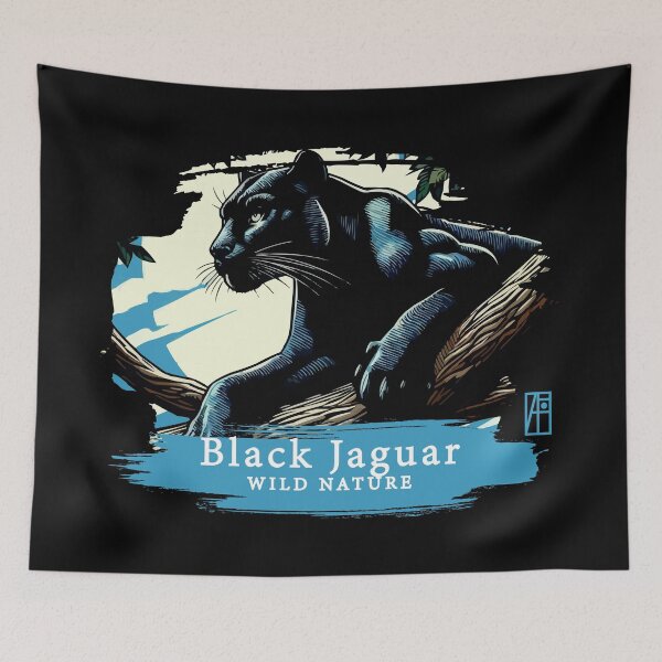 Artikelvorschau, Schwarzer Jaguar - WILDE NATUR - JAGUAR -3 entworfen und verkauft von ArtProjectShop.