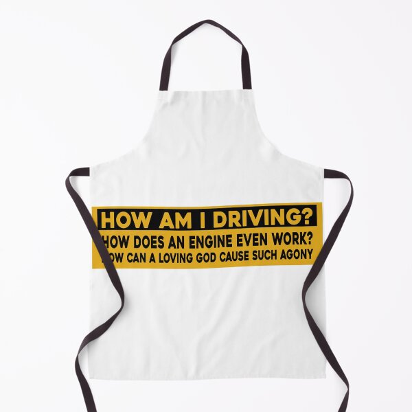 Item preview, How Am I Driving Funny Bumper designed and sold by BUMPER-STICKERS.