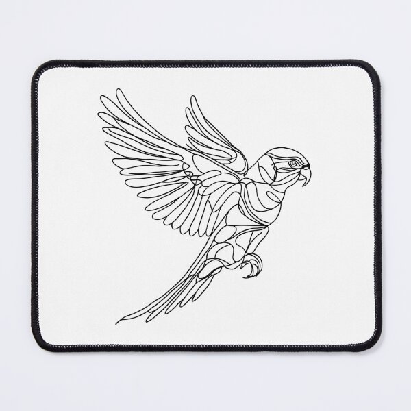 Item preview, Continuous line drawing of a lorikeet designed and sold by DKBCreations.