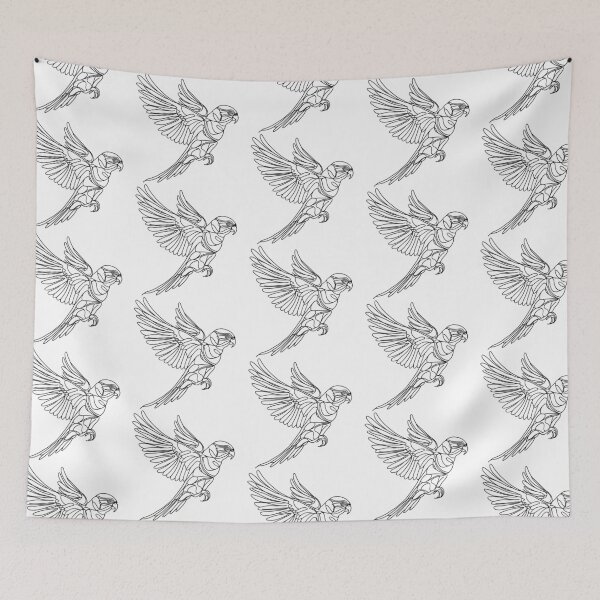 Item preview, Continuous line drawing of a lorikeet designed and sold by DKBCreations.