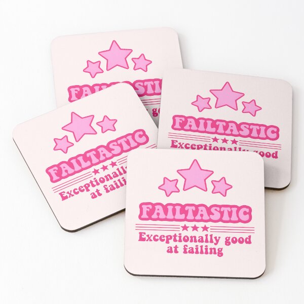 Item preview, Failtastic Humor design: Embrace Imperfection with a Splash of Pink designed and sold by Unitepeople.