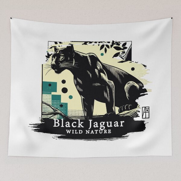 Item preview, Black Jaguar - WILD NATURE - JAGUAR -10 designed and sold by ArtProjectShop.