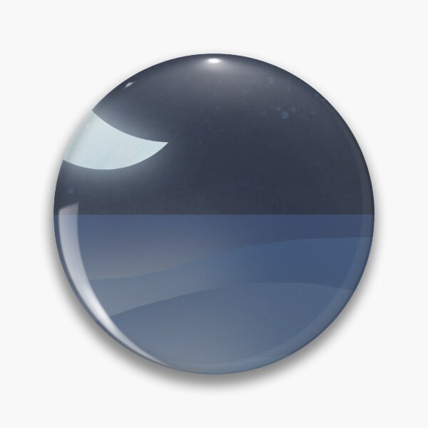 Item preview, Crescent Moon over The Ocean designed and sold by Whylimecreates.