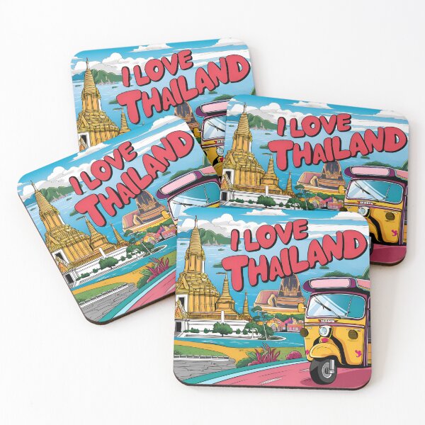Item preview, I love Thailand designed and sold by BobaTeeStore.