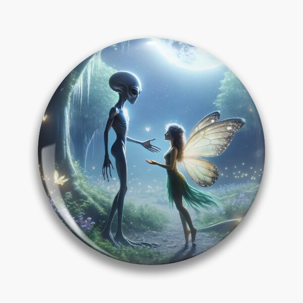 Item preview, Moonlit Enchantment - Alien Whispers to Forest Fairy designed and sold by leyfinder.