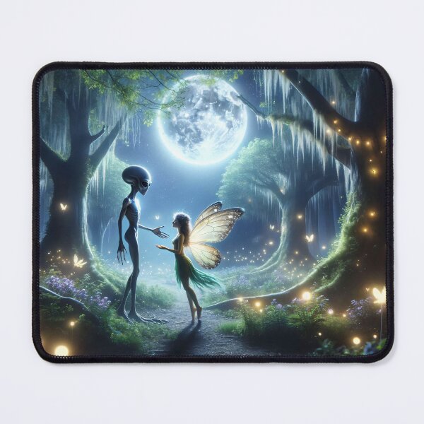Item preview, Moonlit Enchantment - Alien Whispers to Forest Fairy designed and sold by leyfinder.