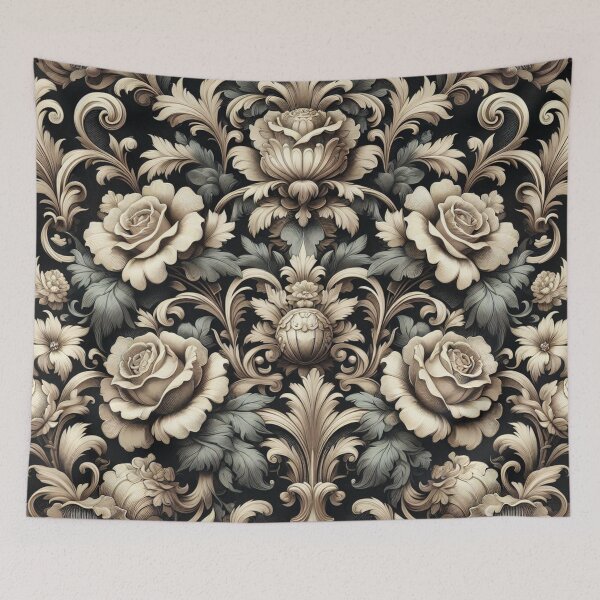 Item preview, Matte Teal & Cream Baroque designed and sold by DesignsByPrnces.