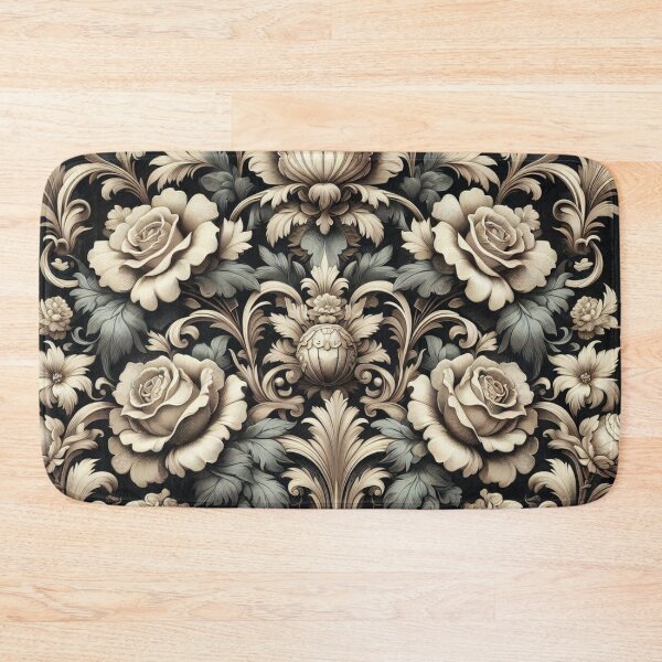 Item preview, Matte Teal & Cream Baroque designed and sold by DesignsByPrnces.