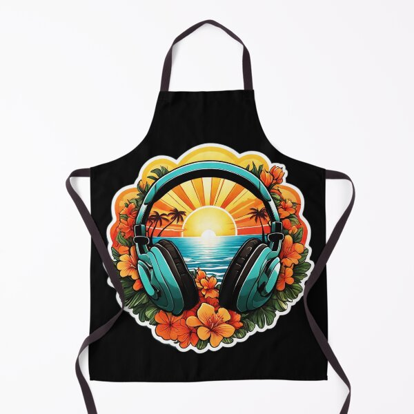 Item preview, Gaming Headphones by the Sea and Hawaii Sunset designed and sold by NautiChic.