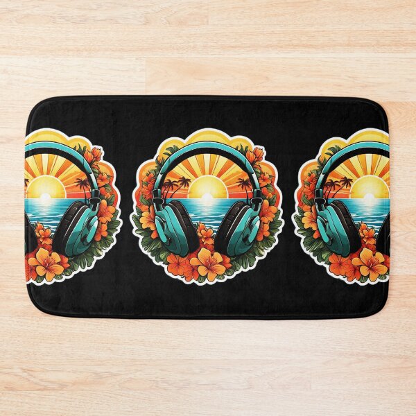 Item preview, Gaming Headphones by the Sea and Hawaii Sunset designed and sold by NautiChic.
