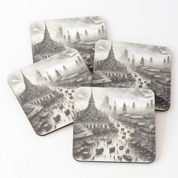 Item preview, Ancient Thai Sketch Art 01 designed and sold by I-HERE.