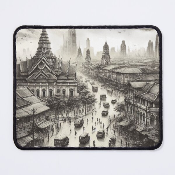 Item preview, Ancient Thai Sketch Art 01 designed and sold by I-HERE.