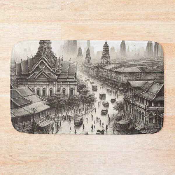 Item preview, Ancient Thai Sketch Art 01 designed and sold by I-HERE.