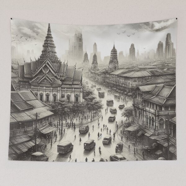 Item preview, Ancient Thai Sketch Art 01 designed and sold by I-HERE.