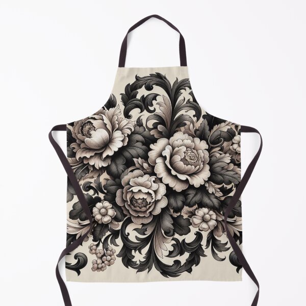 Item preview, Matte Black & Cream Baroque designed and sold by DesignsByPrnces.