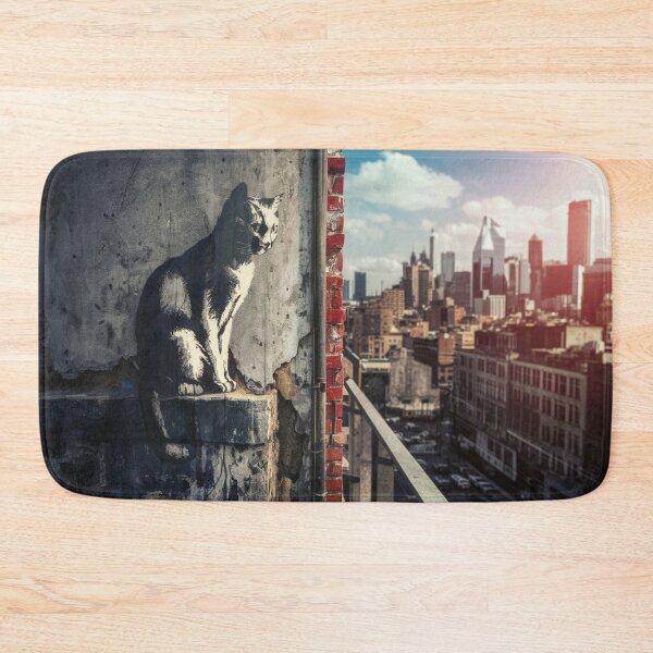 Item preview, Cat Stencil Graffiti designed and sold by Bomax121.