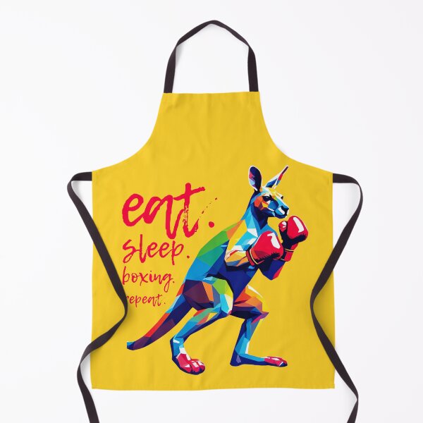Item preview, Eat Sleep Boxing Repeat Kangaroo WPAP Colorful designed and sold by TrueArtsStore.
