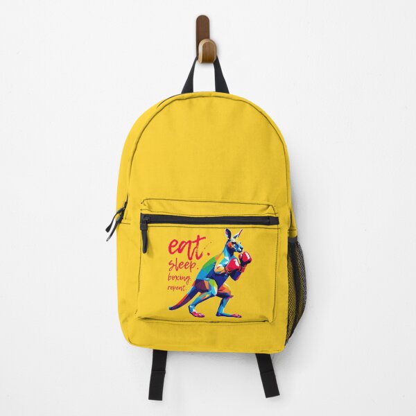 Item preview, Eat Sleep Boxing Repeat Kangaroo WPAP Colorful designed and sold by TrueArtsStore.
