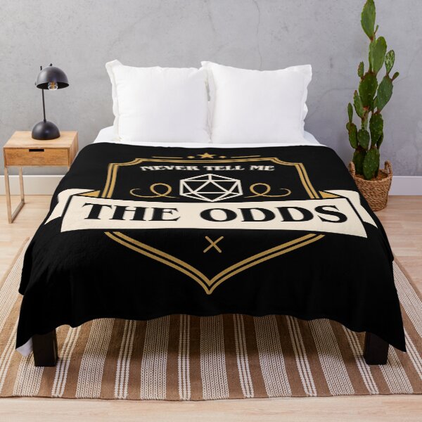 Item preview, Never Tell Me the Odds designed and sold by pixeptional.