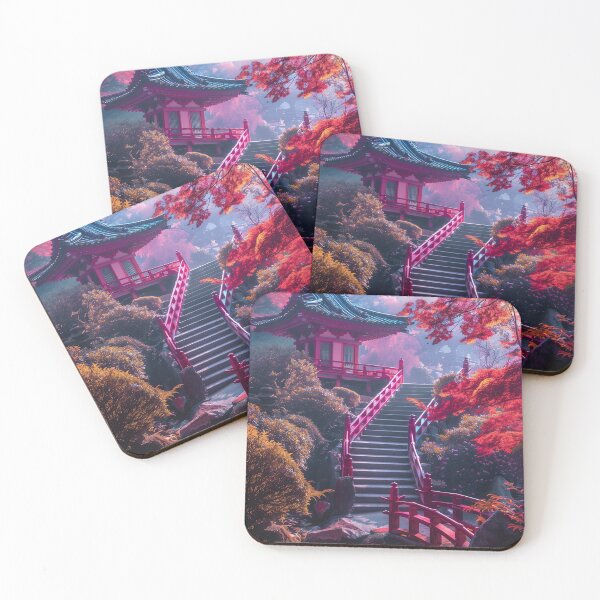 Item preview, Ethereal Glow: Exploring the Enchanted Neon Gardens of Japan designed and sold by Mullet Monkey.
