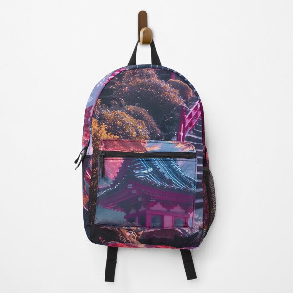 Item preview, Ethereal Glow: Exploring the Enchanted Neon Gardens of Japan designed and sold by Mullet Monkey.