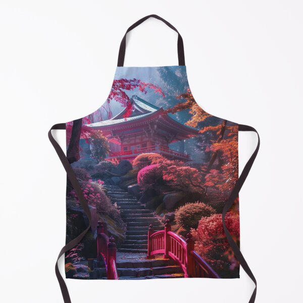 Item preview, Neon Blossom Haven: Mystical Gardens of Japan's Enchantment designed and sold by Mullet Monkey.