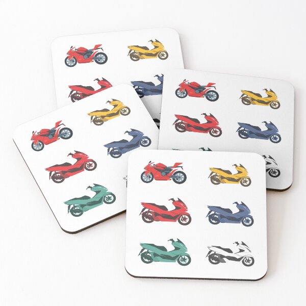 Item preview, Colorful motorcycles for lovers of speed designed and sold by huape.